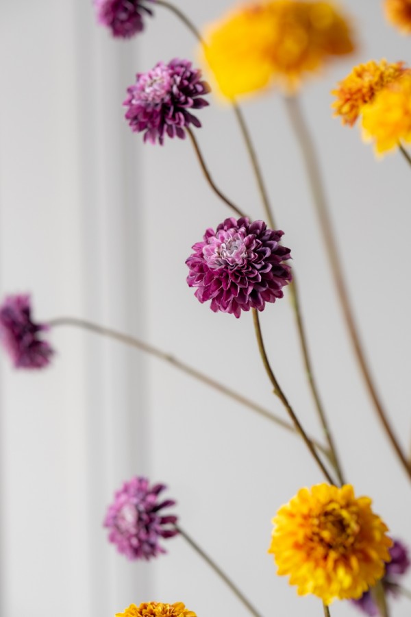 ענף דליה סגול 65 ס"מ