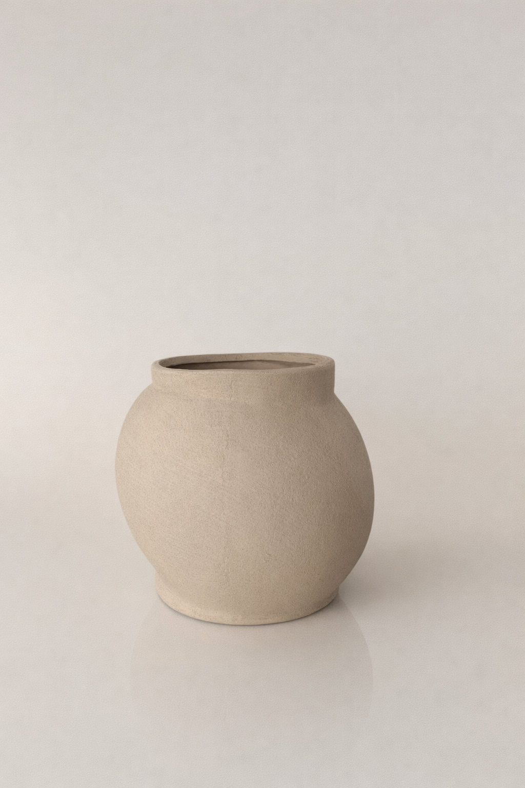 אגרטל נטוי - צבע חול