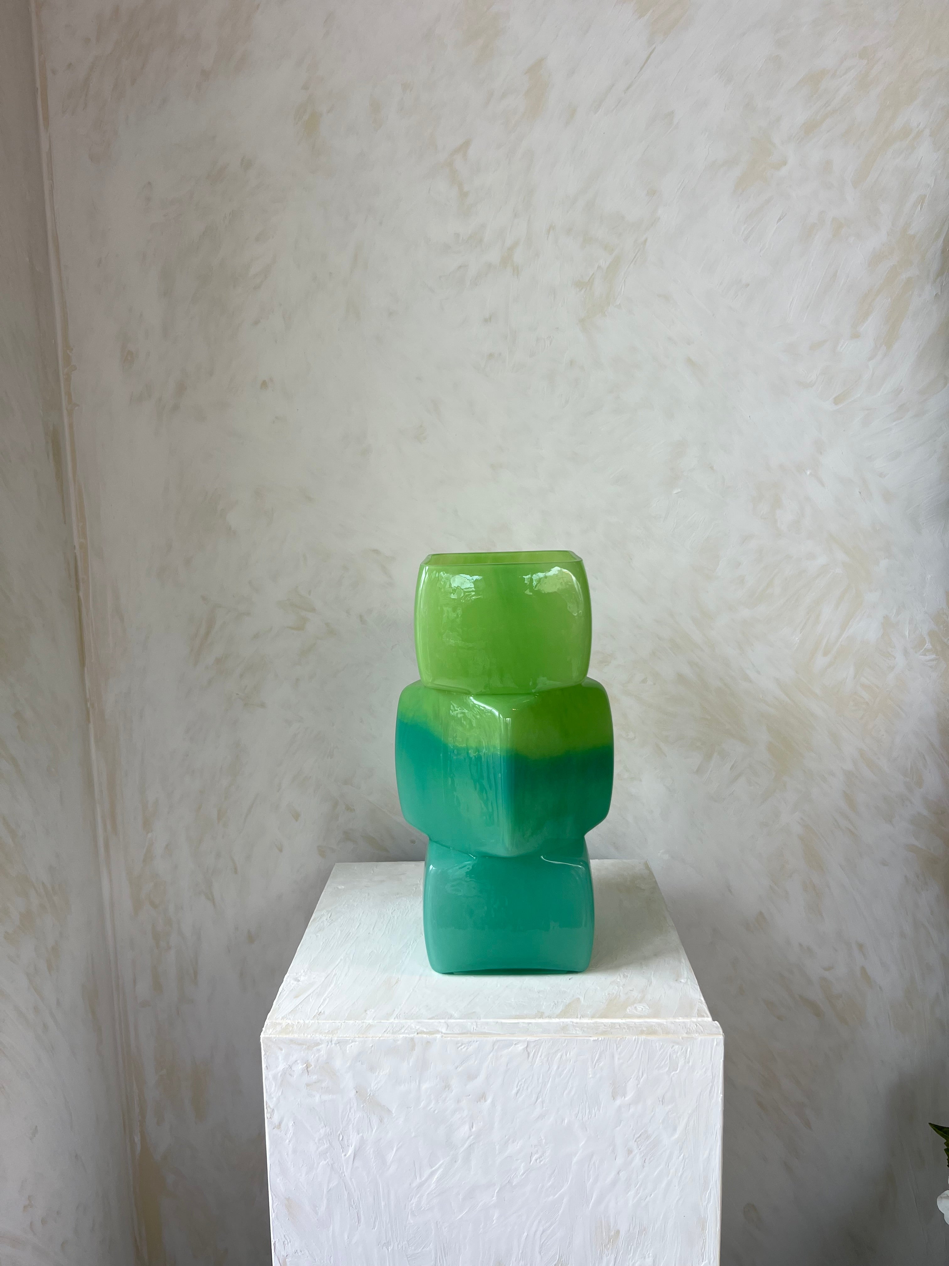 כלי 3 קוביות ירוק 22 ס"מ