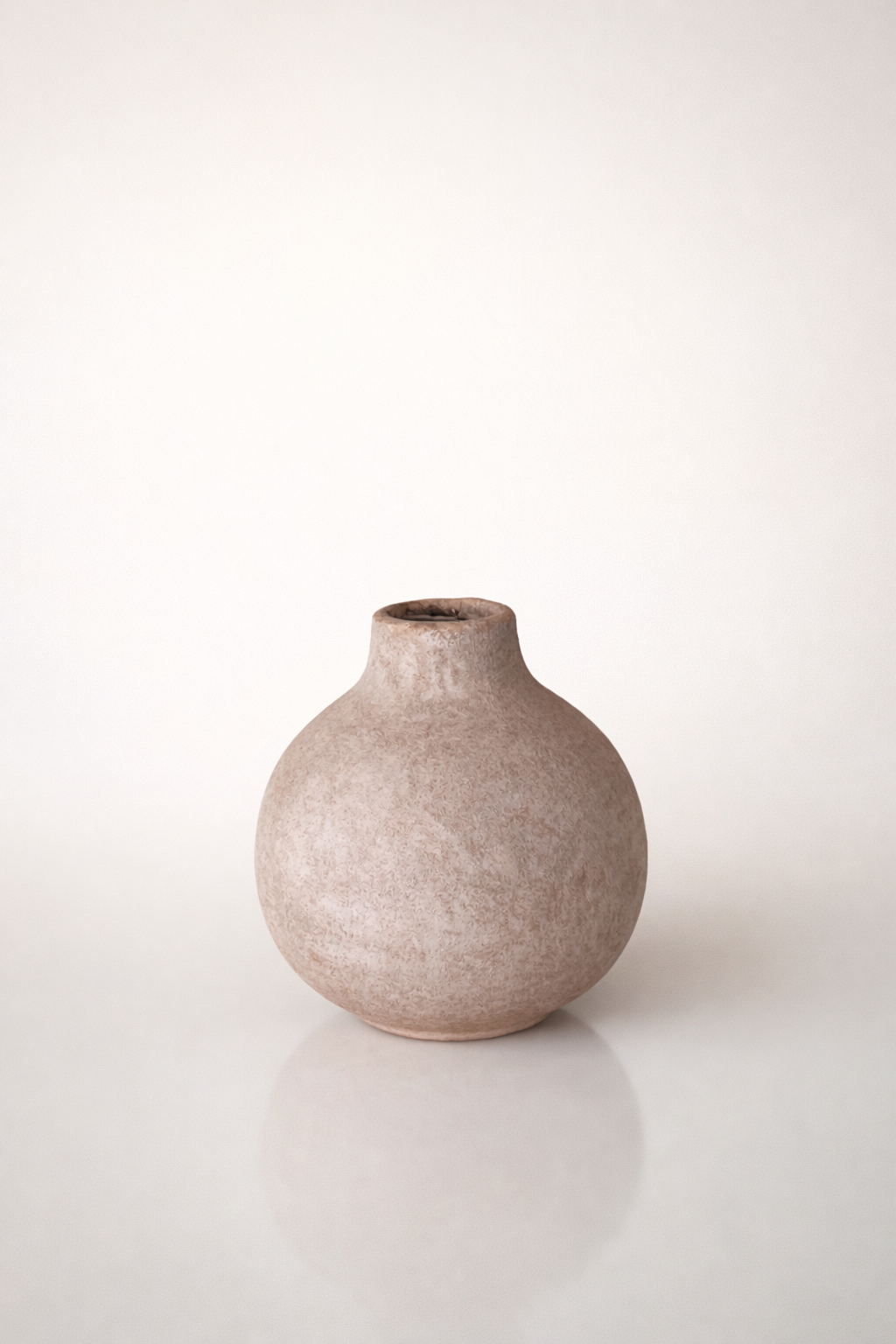 אגרטל קליי בז׳ 13 ס״מ