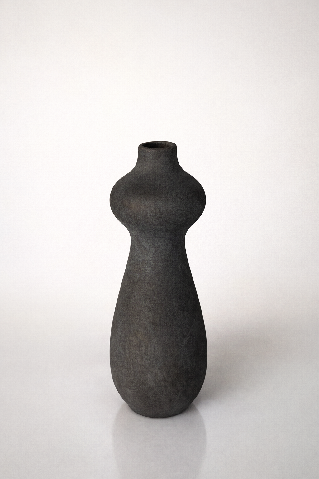 אגרטל קליי אפור 20 ס״מ