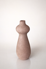 אגרטל קליי בז׳ 20 ס״מ