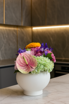 סידור פרחוני עגול