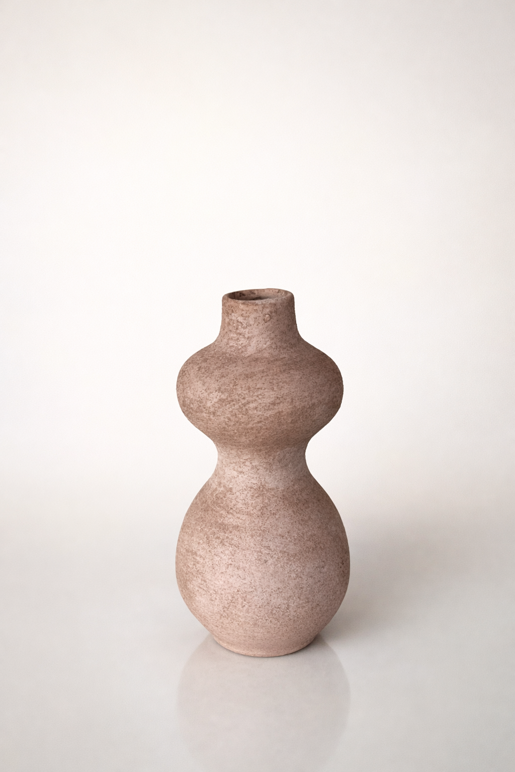 אגרטל קליי בז׳ 17 ס״מ