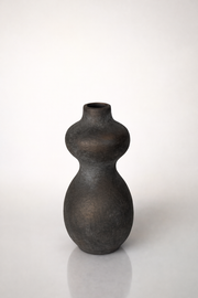 אגרטל קליי אפור 17 ס״מ