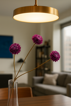 ענף דליה סגול 65 ס"מ