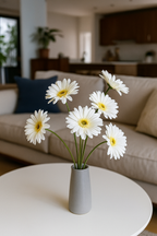 גבעול גרברה לבן 61 ס"מ