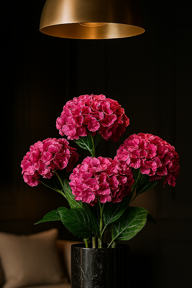 הורטנזיה ורוד פוקסיה 55 ס"מ