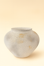 כלי קרמיקה אפור/זהב