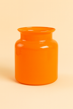 כלי זכוכית כתום  20 ס"מ