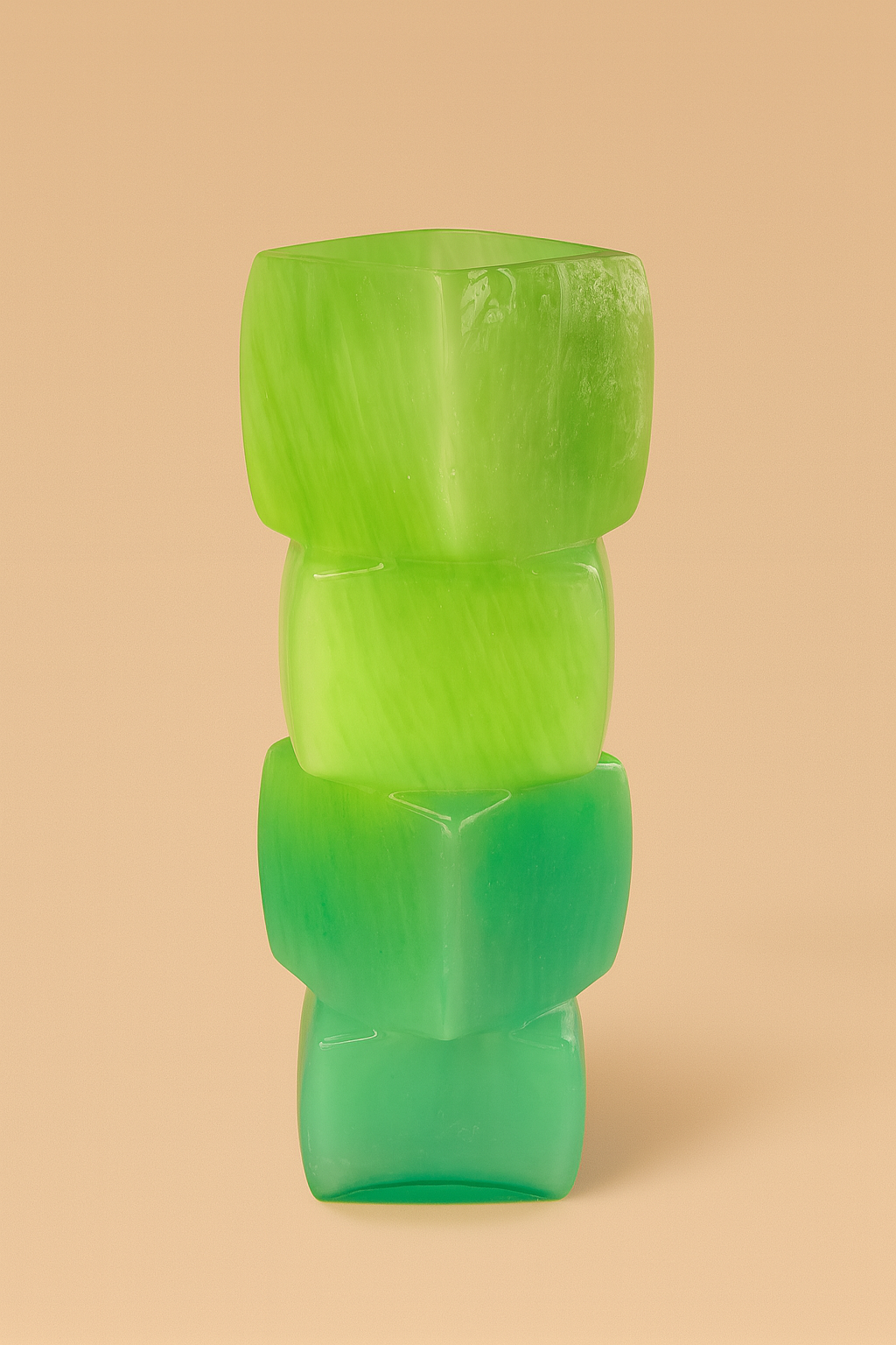 כלי 4 קוביות ירוק 30 ס"מ