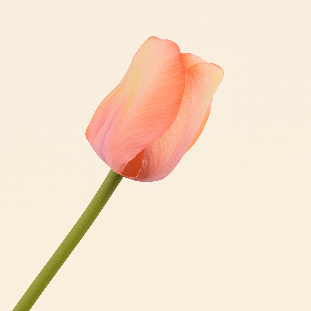 גבעול צבעוני טוליפ לבנדר 72 ס"מ