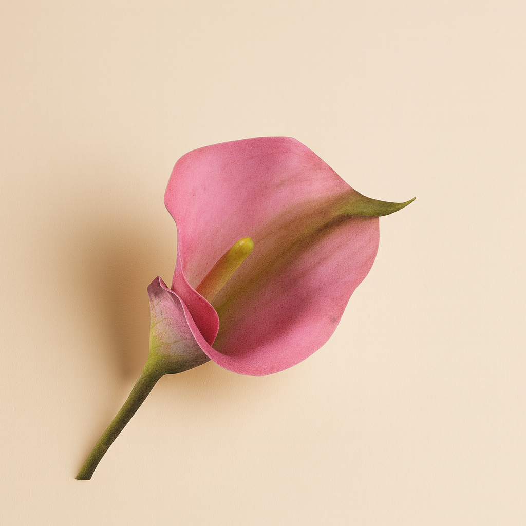 גבעול קלה ורוד/ירקרק – 77 ס"מ