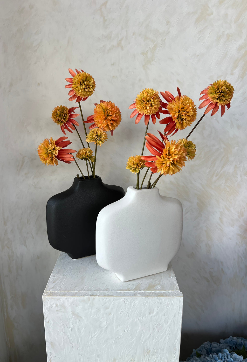 אגרטל מלבן לבן