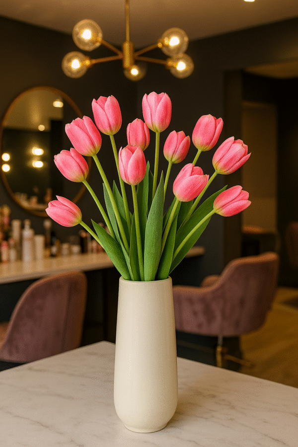 TULIP STEM MVE/WHT 61 cm